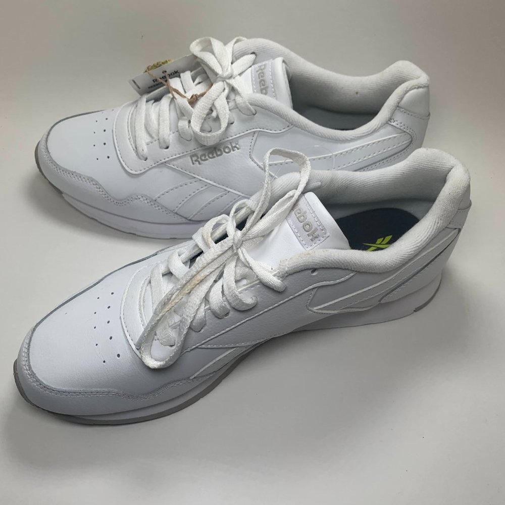 Reebok Royal Glide White Trainers with Comfort Footbed - Size US 9.5 - Picture 9 of 16